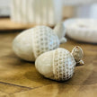 Neutral Ceramic Acorn Decor – Small + Medium - Seasonal Decor - AutumnSeasonal Decor - Autumn - Lulu Loves Home