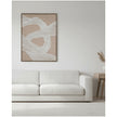 Neutral Clayre Line framed canvas wall art by Hill Interiors, featuring abstract design and modern decor for living spaces.