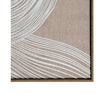 Neutral Clayre Line framed canvas wall art by Hill Interiors featuring a stylish, modern design for home decor.