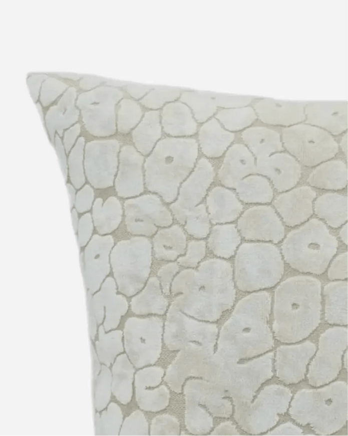 Neutral Cream Leopard Cut Velvet Cushion Cover - Soft FurnishingsSoft Furnishings - Lulu Loves Home