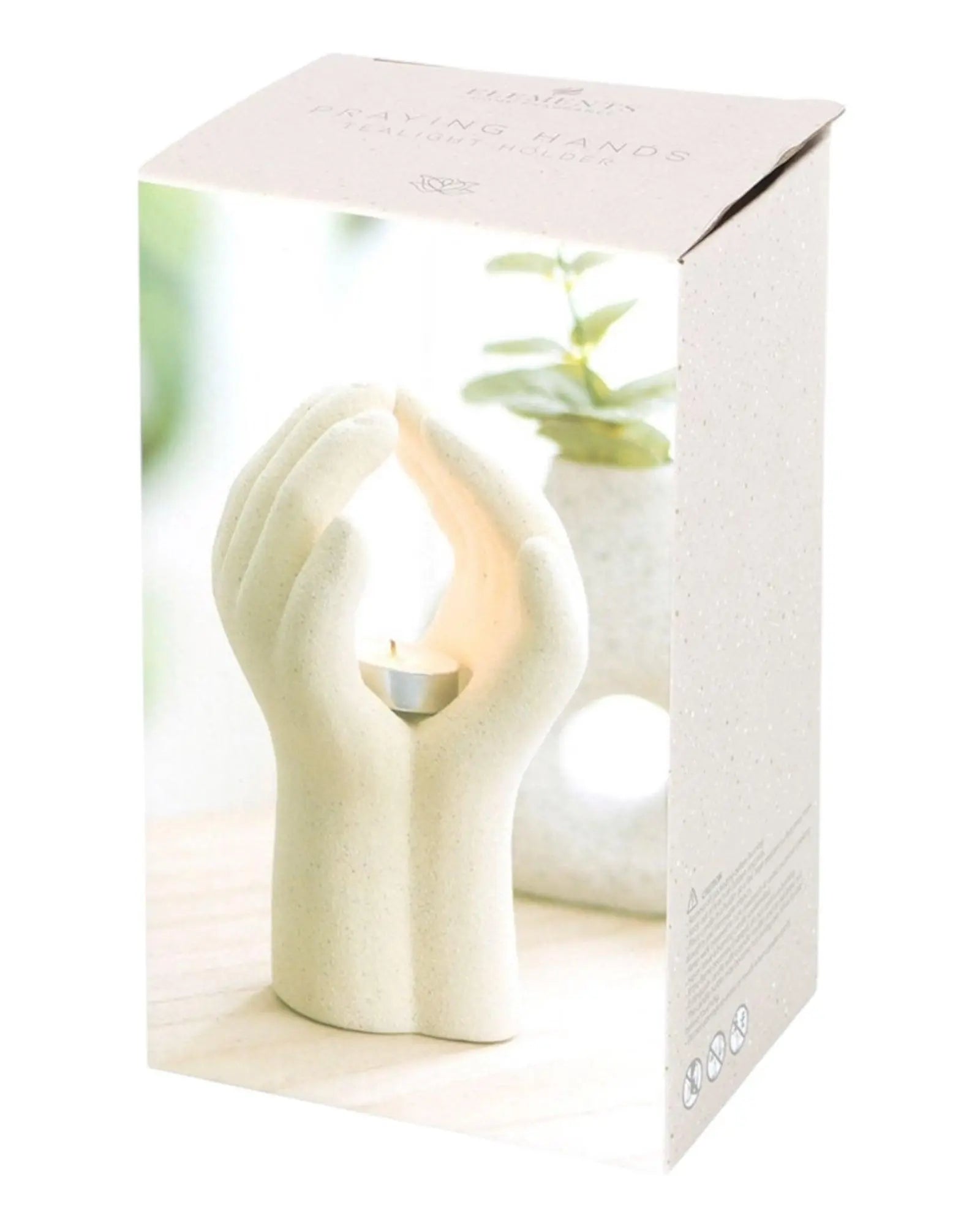 Neutral Praying Hands Tealight Holder - Home DecorHome Decor - Lulu Loves Home
