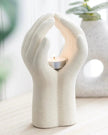 Neutral Praying Hands Tealight Holder - Home DecorHome Decor - Lulu Loves Home