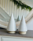 Neutral Reactive Glaze Ceramic Ribbed Christmas Tree - Seasonal Decor - ChristmasSeasonal Decor - Christmas - Lulu Loves Home