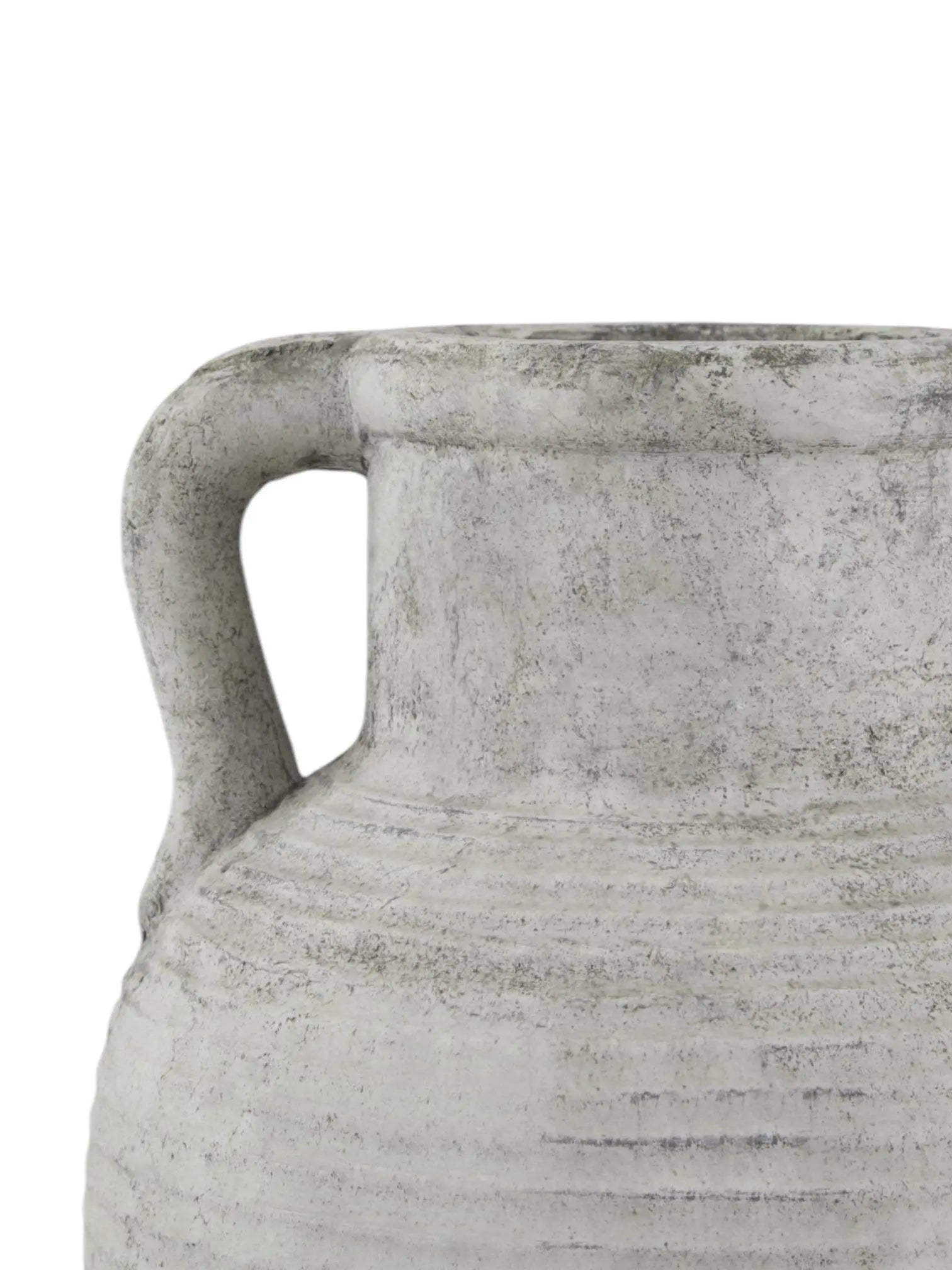 Neutral Stone Amphora Vase - VasesVases - Lulu Loves Home