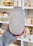 Neutral White Textured Rustic Jug - Kitchen & DiningKitchen & Dining - Lulu Loves Home