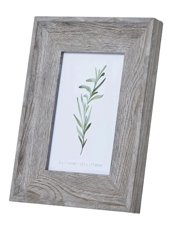 Neutral Wooden Photo Frame With Wide Border - Photo FramesPhoto Frames - Lulu Loves Home