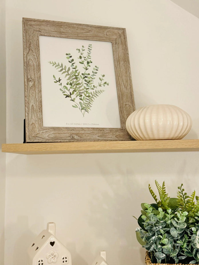 Neutral Wooden Photo Frame With Wide Border - Photo FramesPhoto Frames - Lulu Loves Home