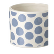 Ocean blue and white spotted mug by Heaven Sends, ceramic kitchen and dining mug with a round handle and vibrant design.