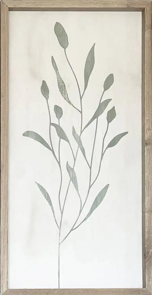 Olive Green Botanical Wood Framed Wall Art Prints - PRE ORDER UP TO SIX WEEK DELIVERY TIME - Posters, Prints, & Visual ArtworkPosters, Prints, & Visual Artwork - Lulu Loves Home