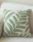 Olive Green Cushion Cover - Fern Embroidered - Soft FurnishingsSoft Furnishings - Lulu Loves Home