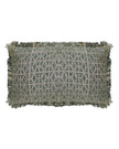Olive Green Geometric Block Print Cushion Cover - Soft FurnishingsSoft Furnishings - Lulu Loves Home