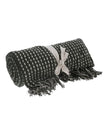 Olive Green Throw - Cotton Stab Stitch Blanket - Soft FurnishingsSoft Furnishings - Lulu Loves Home