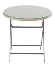Natural rattan bistro garden furniture set by Pacific Lifestyle Ltd, includes a chair and table for outdoor use.
