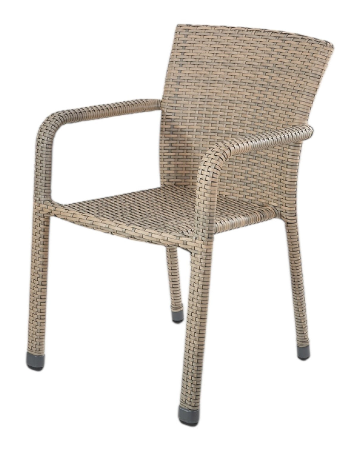 Pacific Lifestyle Ltd rattan bistro garden furniture set with sofa, chairs, and table in natural finish
