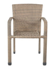 Natural rattan bistro garden furniture set with a chair and table by Pacific Lifestyle Ltd, ideal for outdoor patio seating.
