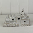Glazed Ceramic Light Up LED Train Ornament