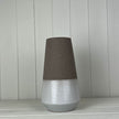 Textured Mocha Ceramic vase