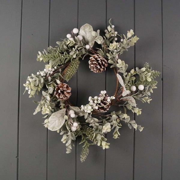 White Berry Wreath