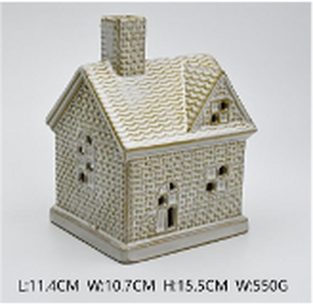 Ceramic LED Light Up Cottage House