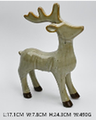 Standing Fawn Brown Reindeer Ornament