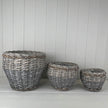 Set of Three Shaped Baskets TD26 cm