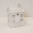 Natural Ceramic Heart House for tealights