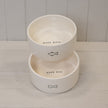 Dog Bone Ceramic Pet Bowl.