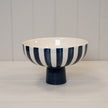Deep Blue and White Ceramic Bowl D‚àö¬©cor