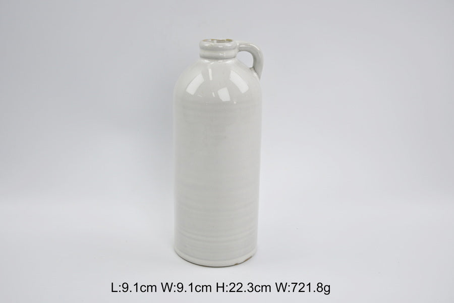 Natural Stoneglazed Tall Jug Shaped Vase