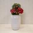 Natural Rustic Ceramic Vase with Rope Detail Large