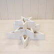Set of Three Wooden Stars