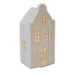 White Ceramic LED Light Up Dutch Christmas House