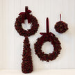 Luxury Hanging Burgundy Berry Ball