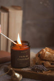 Pain Au Chocolat Lidded Glass Candle Jar - CandlesCandles - Lulu Loves Home