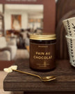 Pain Au Chocolat Lidded Glass Candle Jar - CandlesCandles - Lulu Loves Home