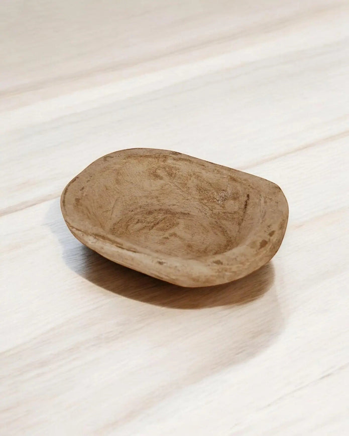 Patna Natural Rustic Wooden Small Dough Bowl - Kitchen & DiningKitchen & Dining - Lulu Loves Home