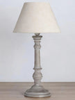 Pella Wooden Neutral Table Lamp - LightingLighting - Lulu Loves Home