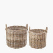 Rattan Kubu Luxury Round Storage Log Baskets - Home DecorHome Decor - Lulu Loves Home