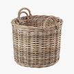 Rattan Kubu Luxury Round Storage Log Baskets - Home DecorHome Decor - Lulu Loves Home