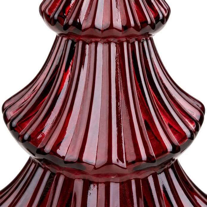 Red hummingbird-shaped LED Christmas tree lamp by Candlelight Products Ltd with glowing lights, perfect for holiday decor.