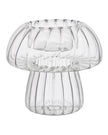 Ribbed Glass Mushroom Tealight Candle Holders - Seasonal Decor - AutumnSeasonal Decor - Autumn - Lulu Loves Home