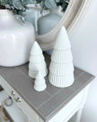 Ribbed Matt White Ceramic Christmas Tree - Seasonal Decor - ChristmasSeasonal Decor - Christmas - Lulu Loves Home