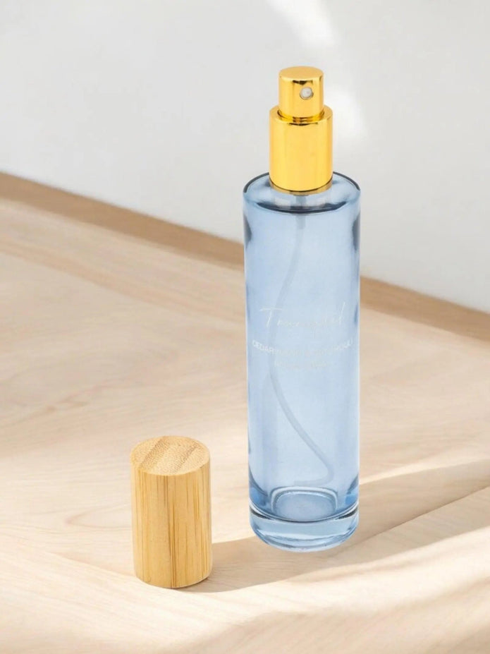 Room Spray with Bamboo Lid and Woodsage & Seasalt Scent - Tranquil - Home FragranceHome Fragrance - Lulu Loves Home