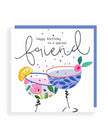 Rosanna Rossi birthday greeting card for a special friend featuring colorful, heartfelt design suitable for celebrating a birthday.