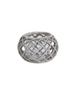 Round Ceramic Lattice Hurricane Lantern - Home DecorHome Decor - Lulu Loves Home