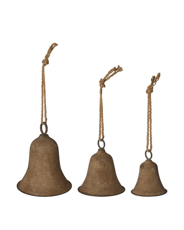 Rustic Brass Coloured Bell - Seasonal Decor - ChristmasSeasonal Decor - Christmas - Lulu Loves Home