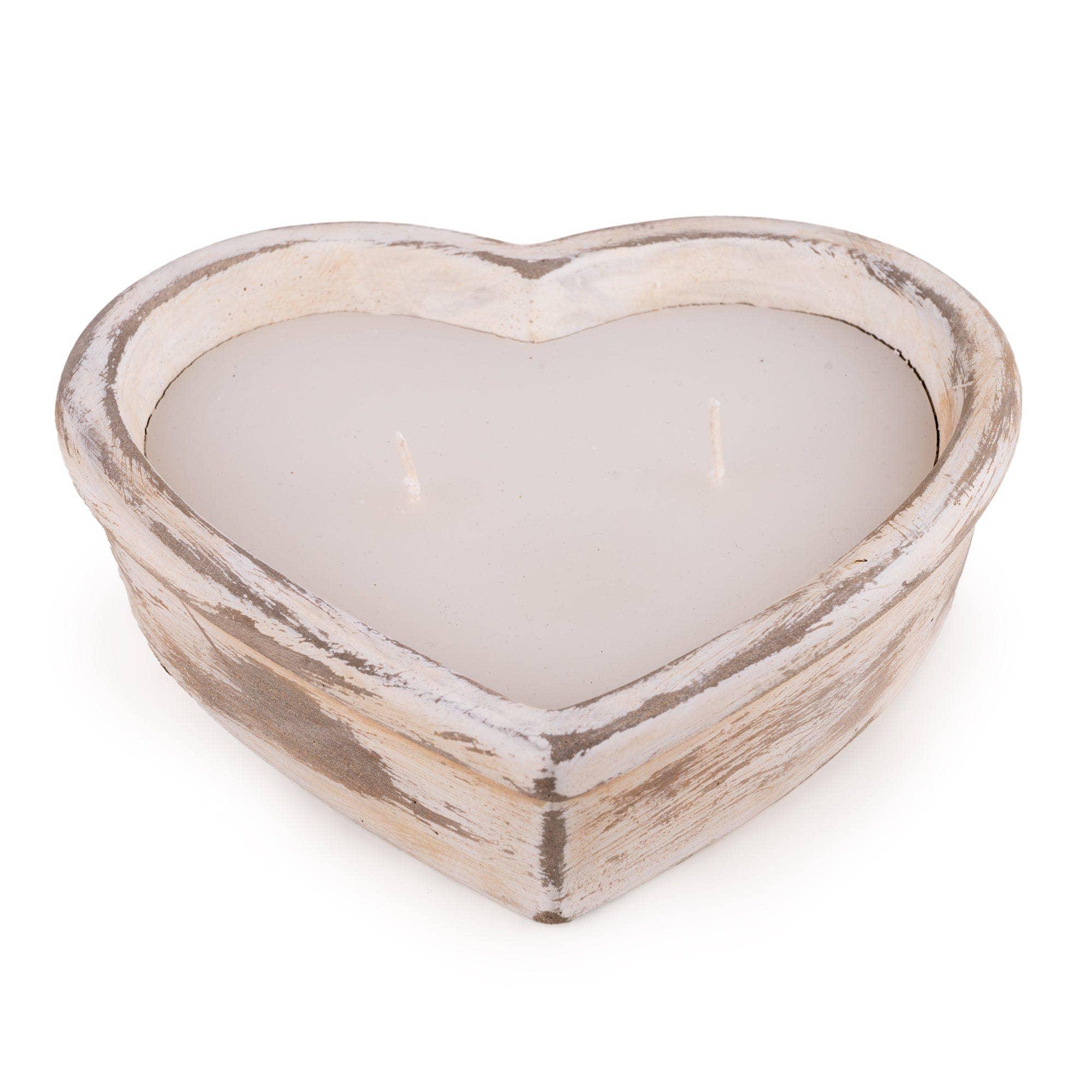 Rustic Stone Heart Candle - CandlesCandles - Lulu Loves Home