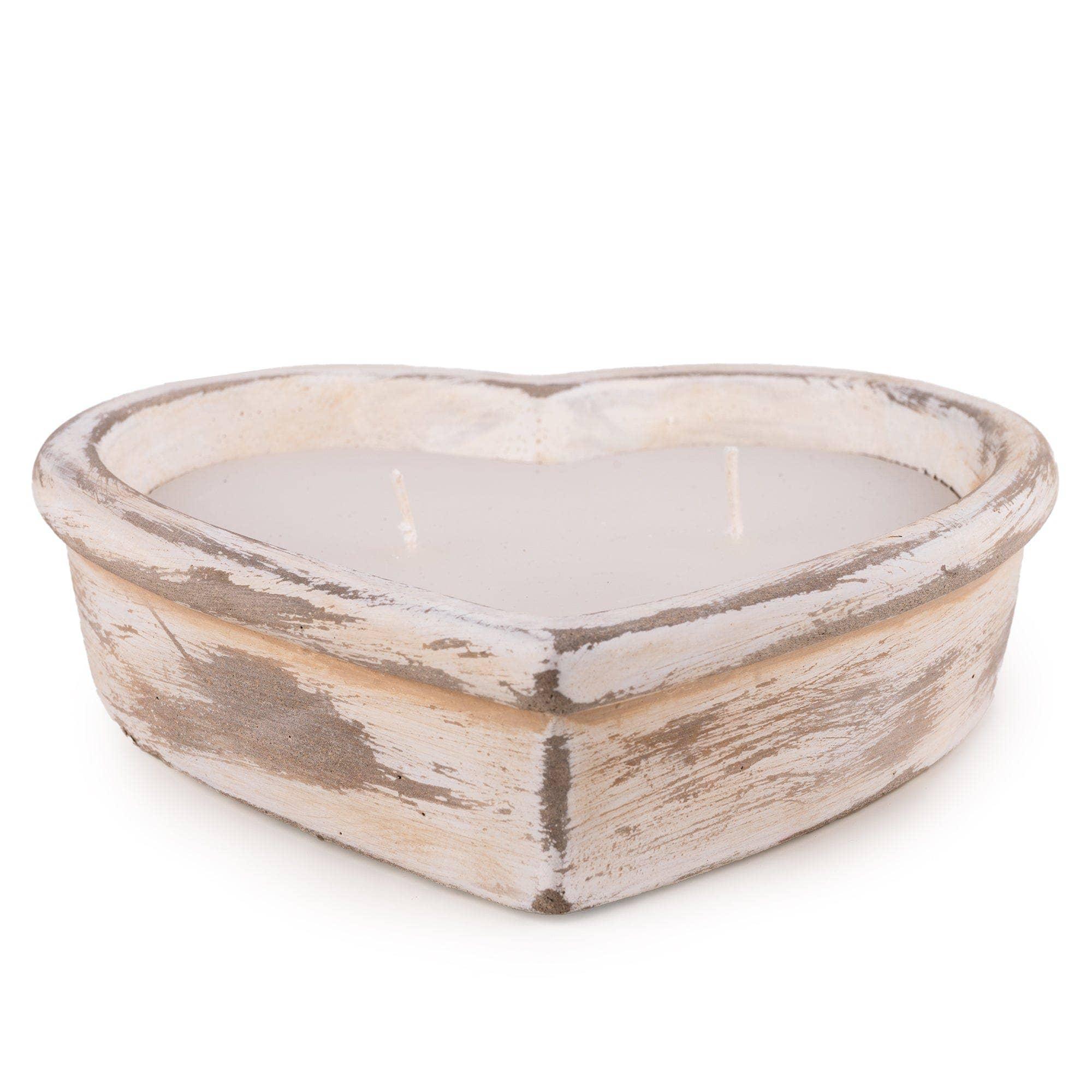Rustic Stone Heart Candle - CandlesCandles - Lulu Loves Home