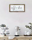 Rustic Wooden Coffee Bar Sign – Love Is Brewing - Kitchen & DiningKitchen & Dining - Lulu Loves Home