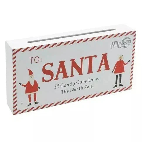 Santa Wooden Letter Box